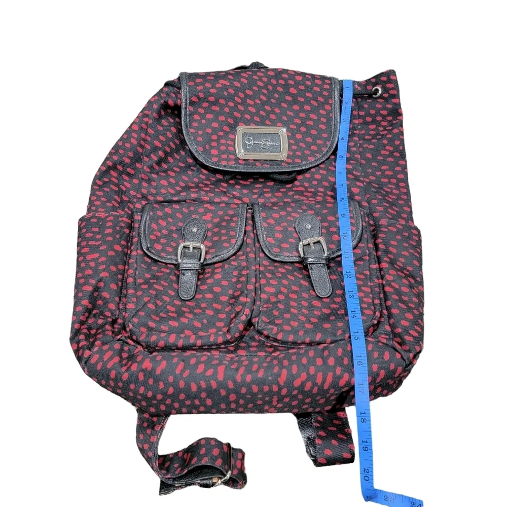 Jessica Simpson Red and Black Back Pack